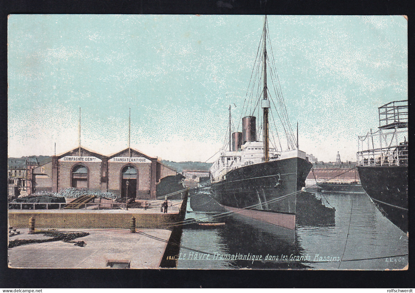 Le Havre Transatlantique Dans Les Grands Bassin - Non Classés