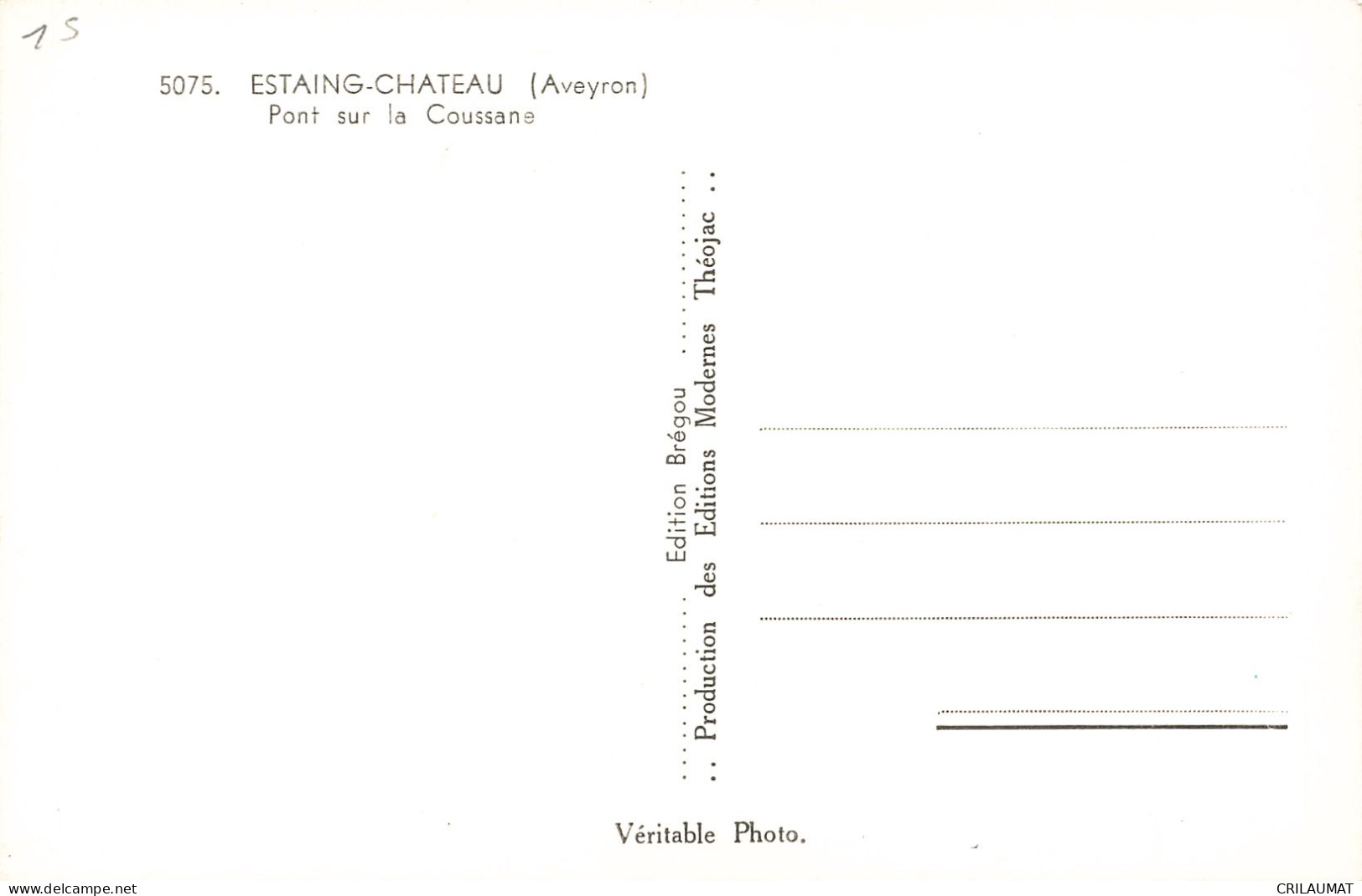 12-ESTAING CHÂTEAU-N°T5279-F/0243 - Other & Unclassified