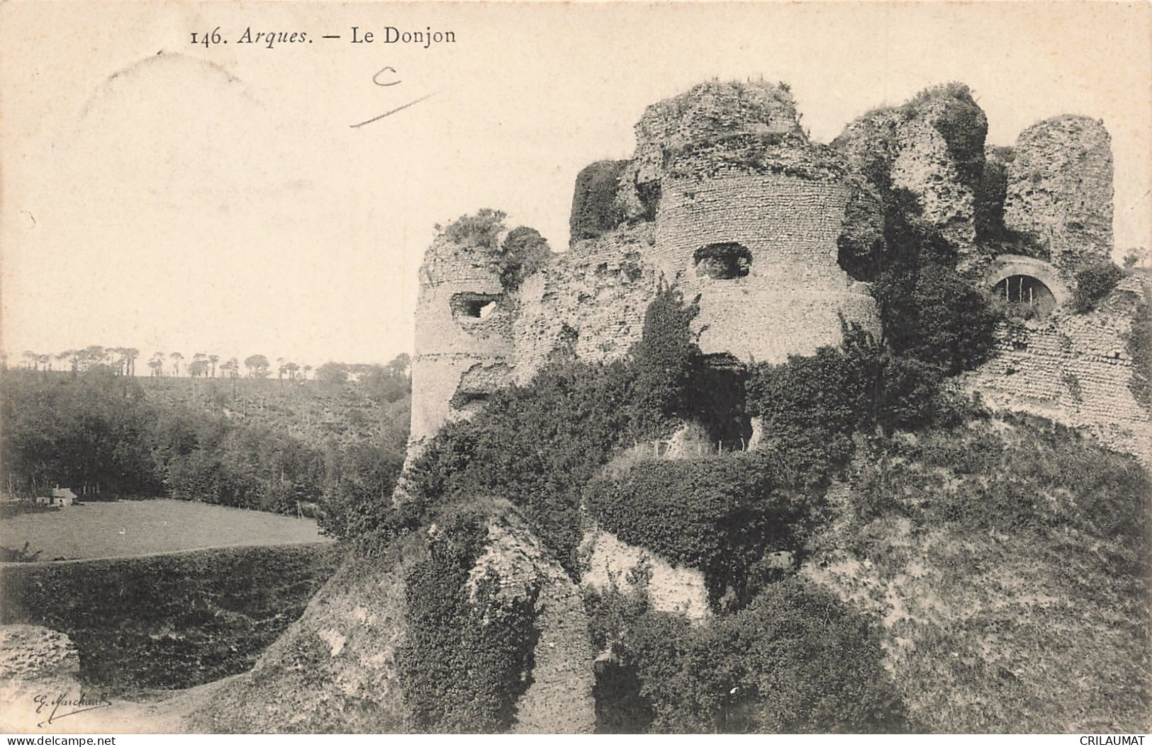 76-ARQUES LE DONJON-N°T5279-G/0329 - Arques-la-Bataille