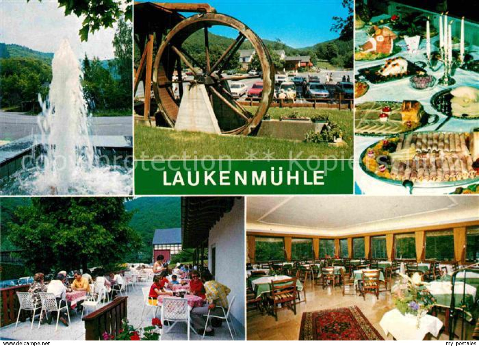 72852005 Lorch Rheingau Speiserestaurant Cafe Laukenmuehle Im Wispertal Wasserra - Sonstige & Ohne Zuordnung