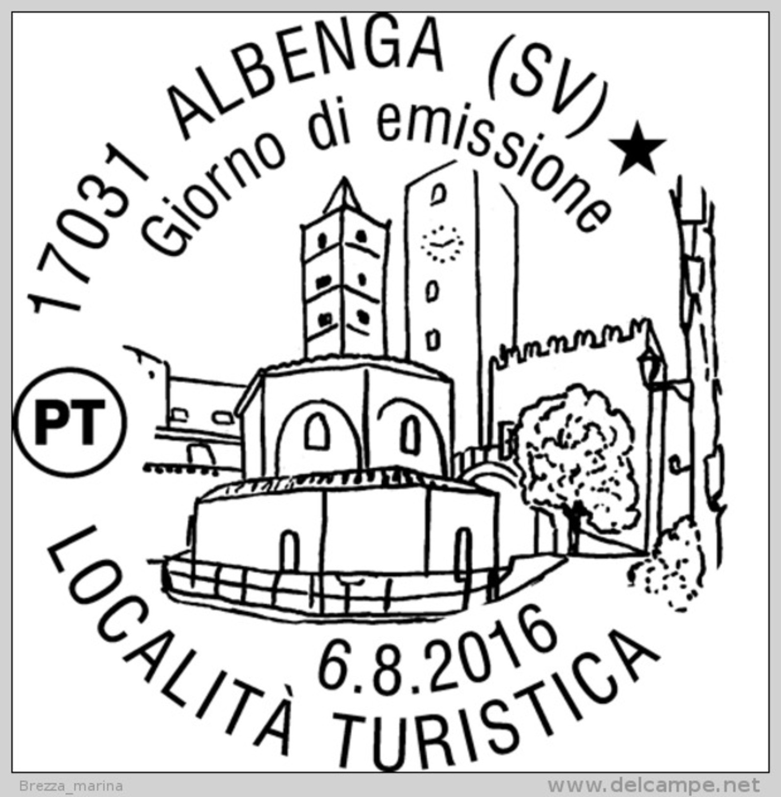 ITALIA - Usato - 2016 - Turismo - Albenga (SV) - 0,95 - 2011-20: Used