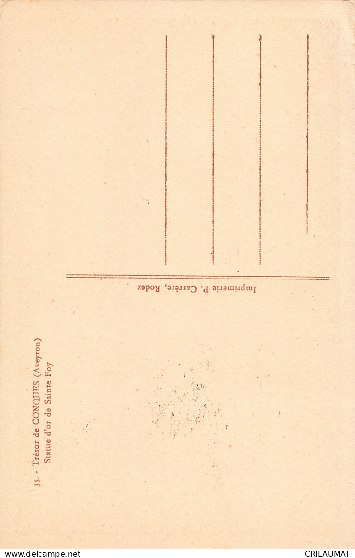 12-CONQUES-N°T5281-G/0163 - Sonstige & Ohne Zuordnung