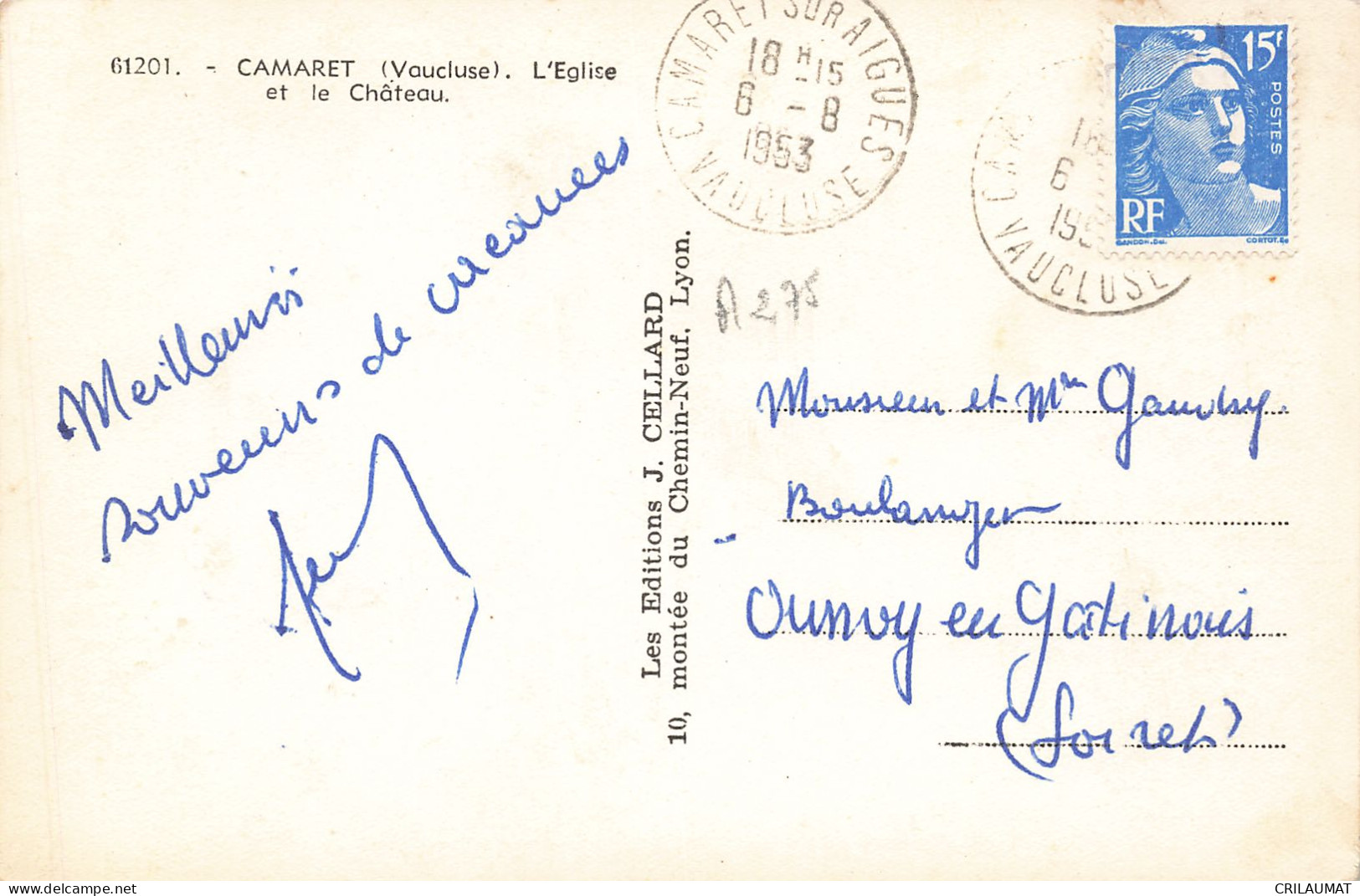 84-CAMARET-N°T5282-B/0167 - Camaret Sur Aigues