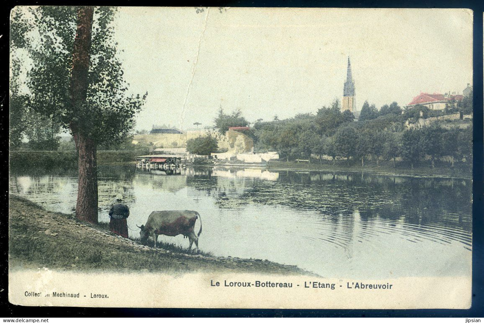 Cpa Du 44 Le Loroux Bottereau - L' étang , L' Abreuvoir      MAI24-09 - Otros & Sin Clasificación