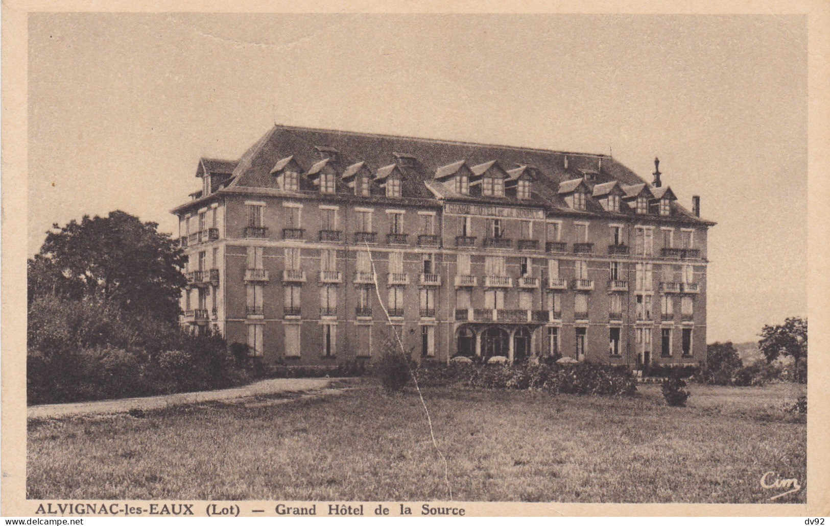 LOT ALVIGNAC LES EAUX GRAND HOTEL DE LA SOURCE - Other & Unclassified