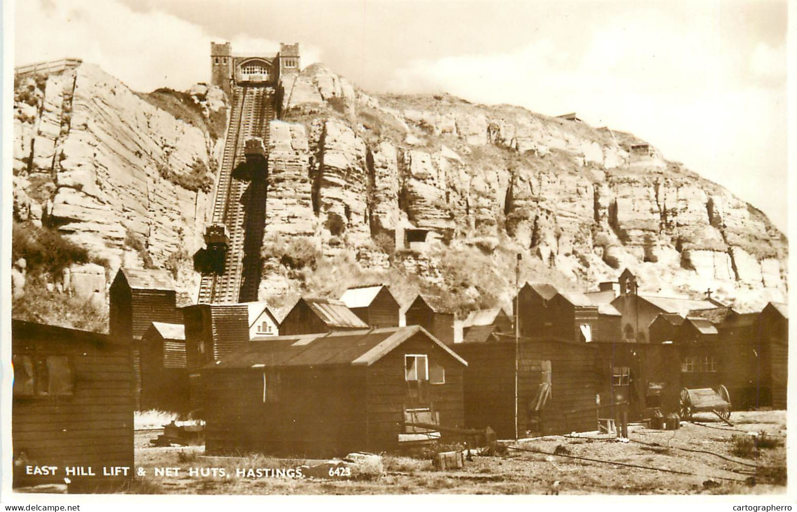 England Hastings East Hill Lift And Net Huts - Hastings