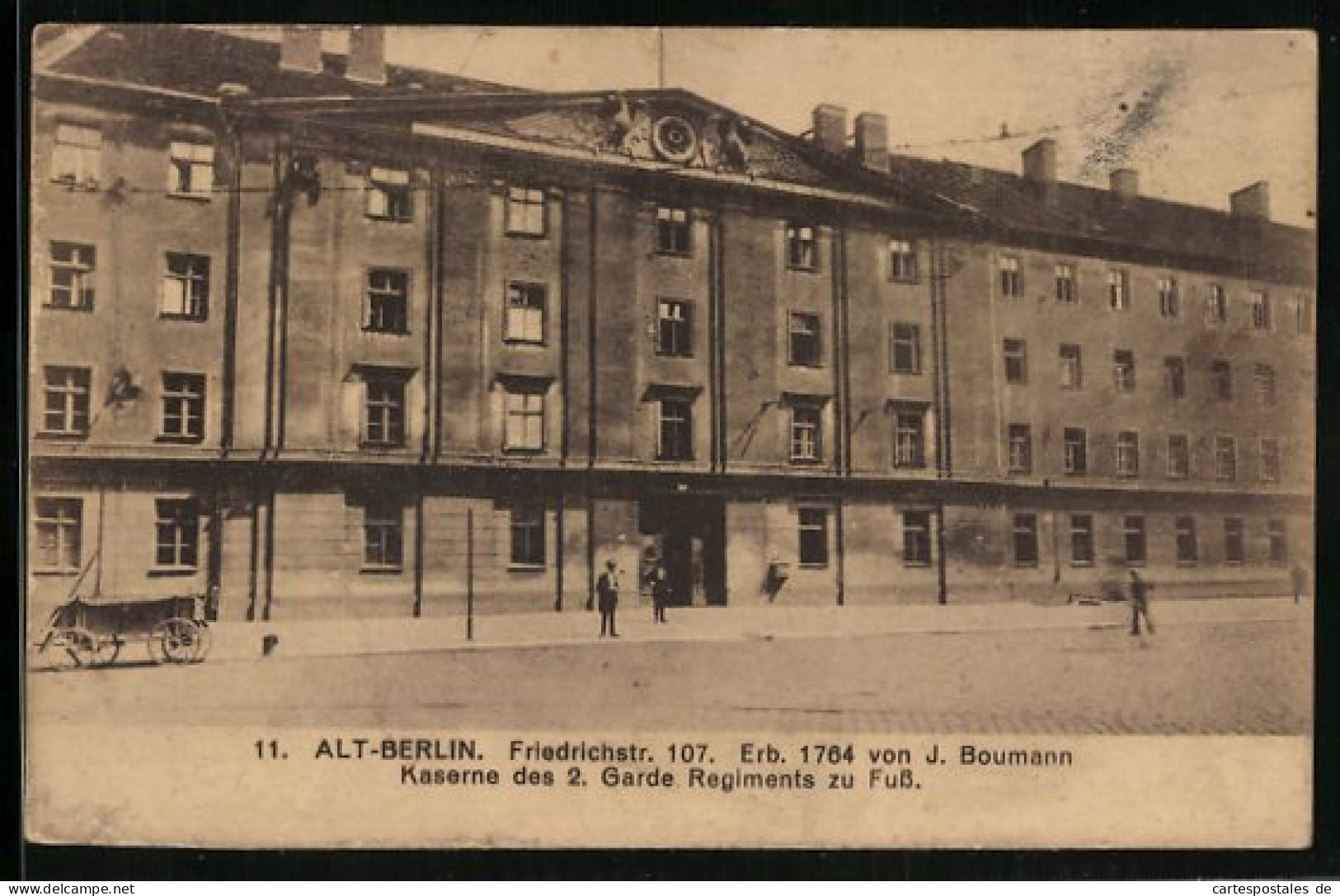 AK Berlin, Friedrichstrasse 107, Kaserne Des 2. Garde Regiments Zu Fuss  - Mitte