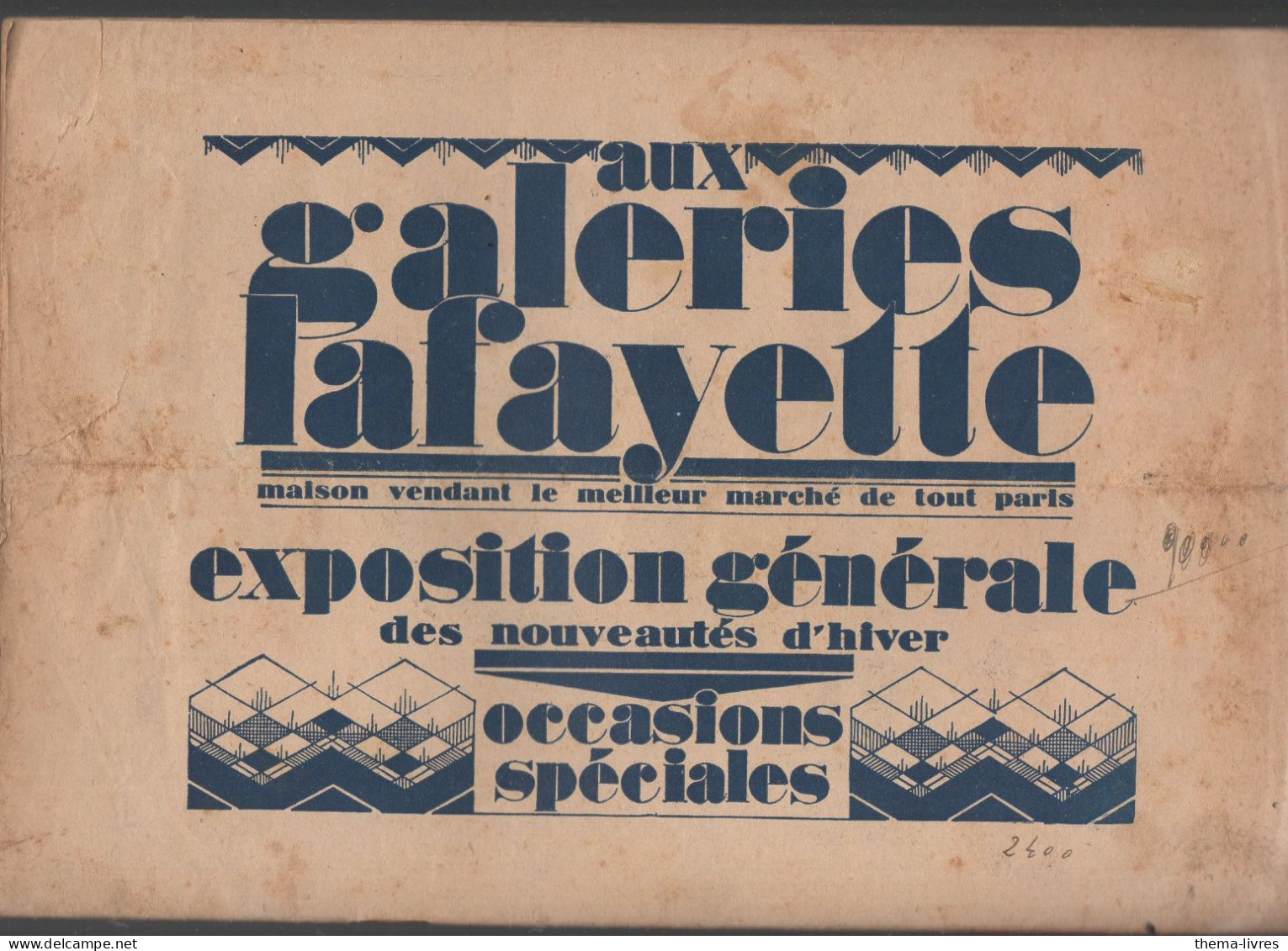 Revue   LE CRI DE PARIS  N° 1540 Octobre 1926  (pub GALERIES LAFAYETTE Au Plat Inf)   (CAT4090 / 1540) - Humour