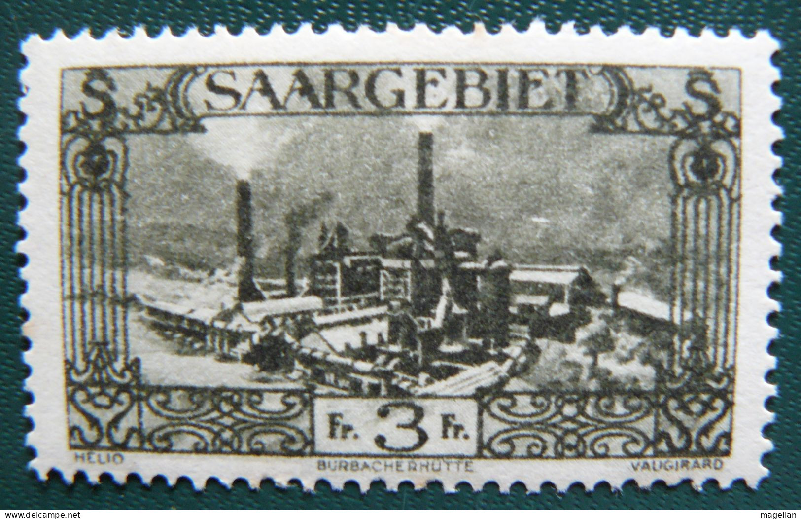 Allemagne - Saargebiet Mi. 120 - Sarre Yv. 119 Neuf * - Unused Stamps