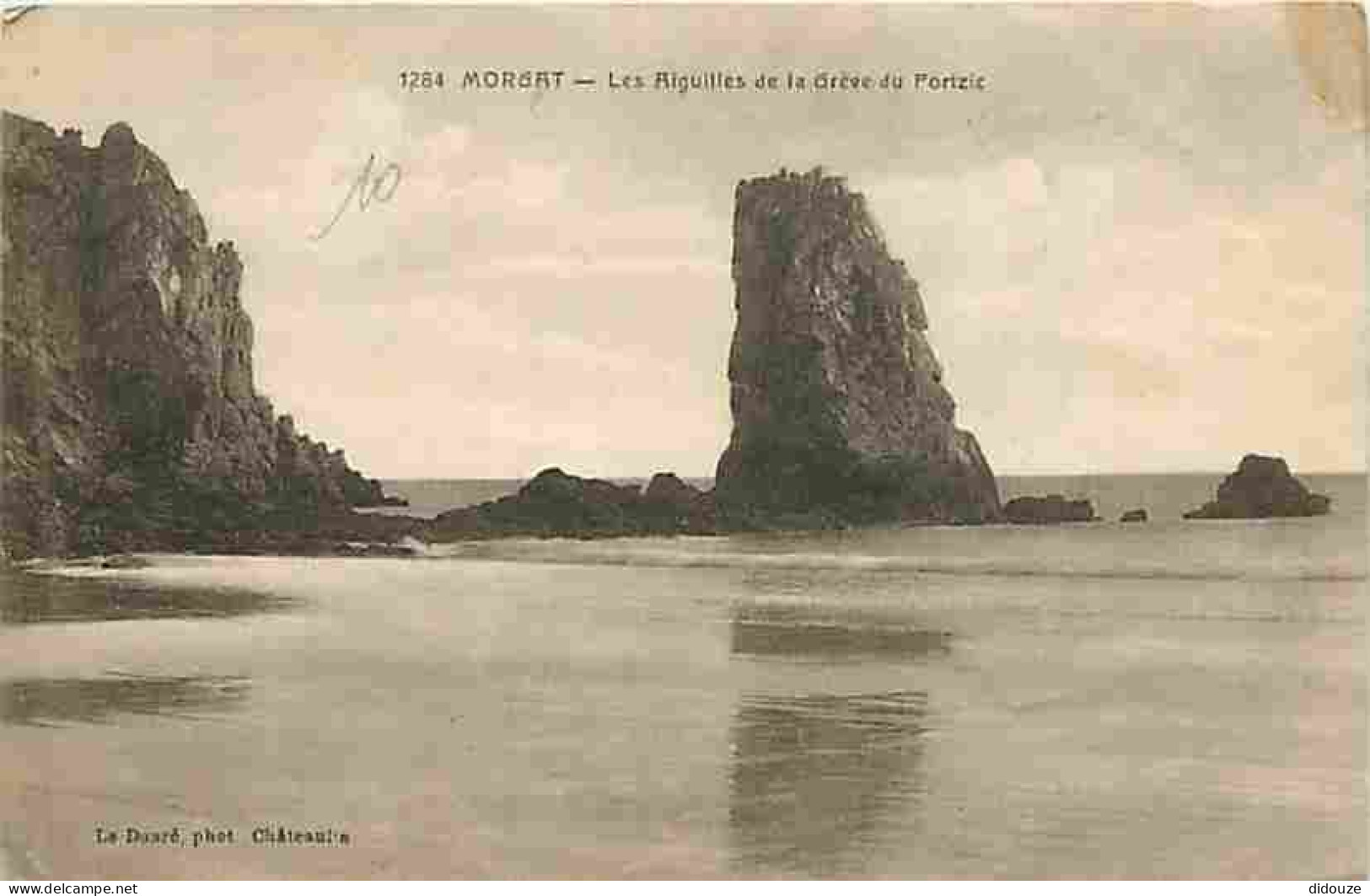 29 - Morgat - Les Aiguilles De La Grève Du Portzic - Oblitération Ronde De 1910 - CPA - Voir Scans Recto-Verso - Morgat