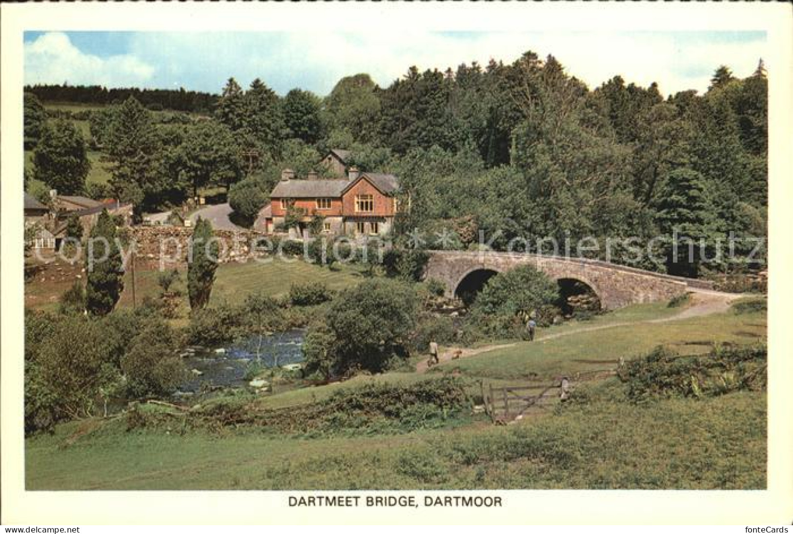 72414623 Dartmoor Dartmeet Bridge  - Other & Unclassified