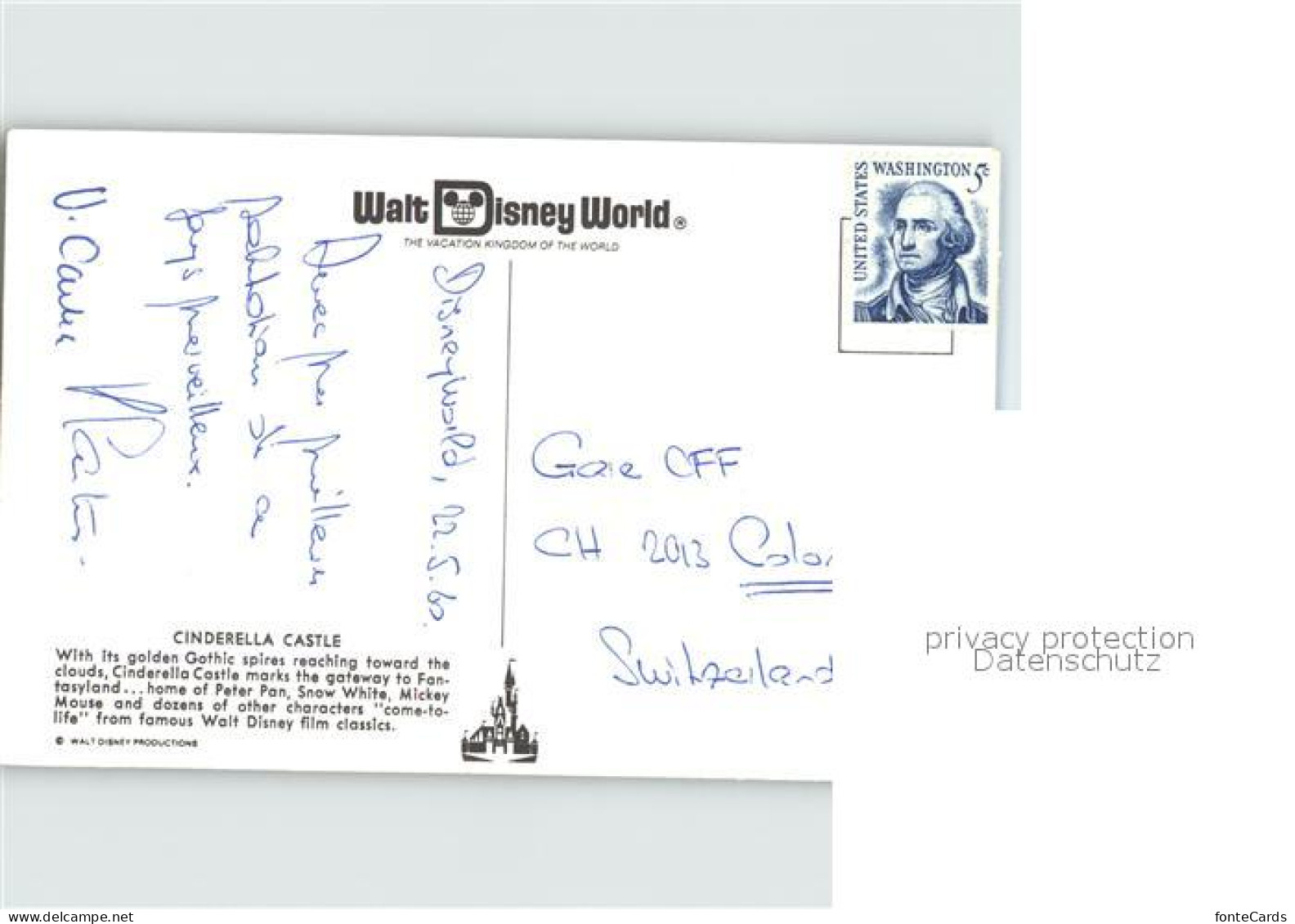 72412594 Walt_Disney_World Cinderalla Castle Fantasyland - Other & Unclassified