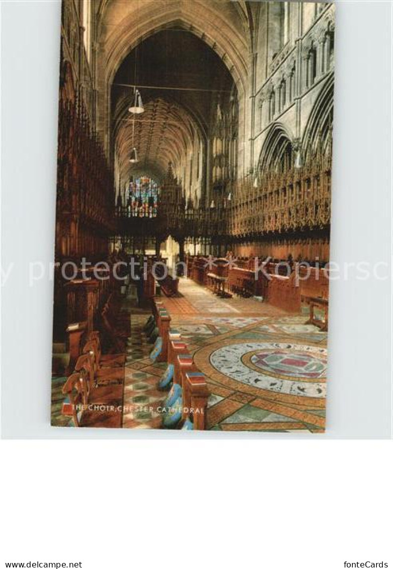 72398284 Chester Cheshire The Choir Cathedral Chester - Andere & Zonder Classificatie