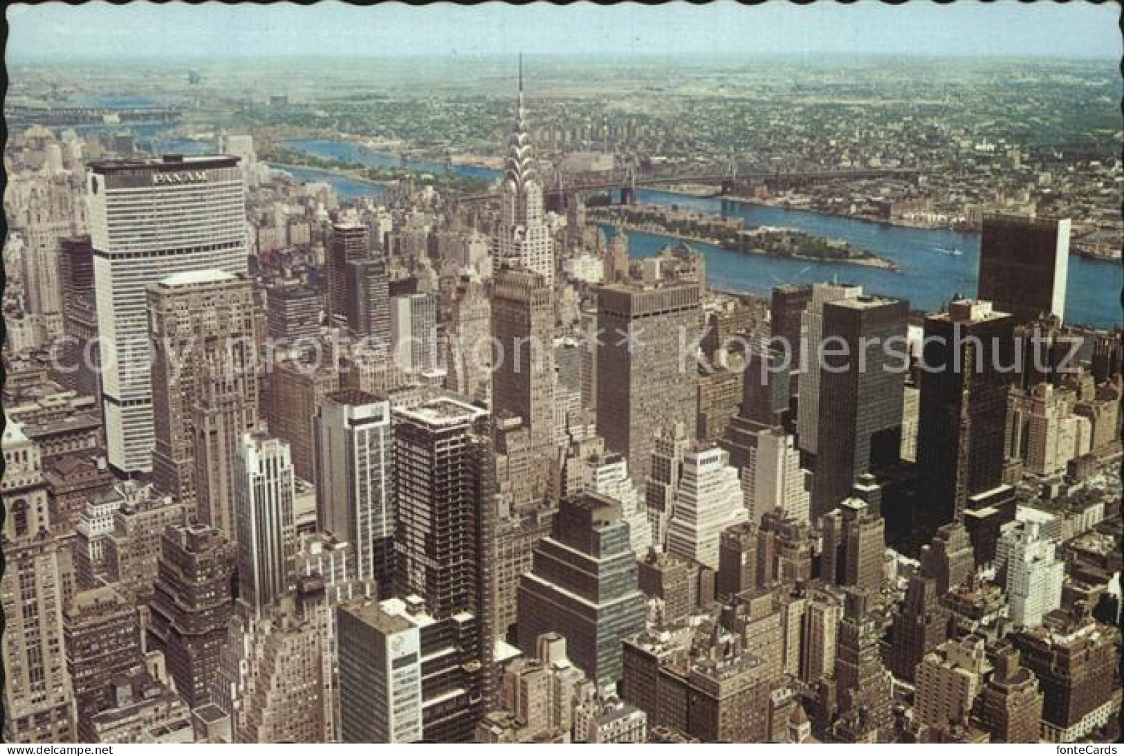 72463213 New_York_City Pan Am Building Chrysler Building UN East River From Empi - Sonstige & Ohne Zuordnung