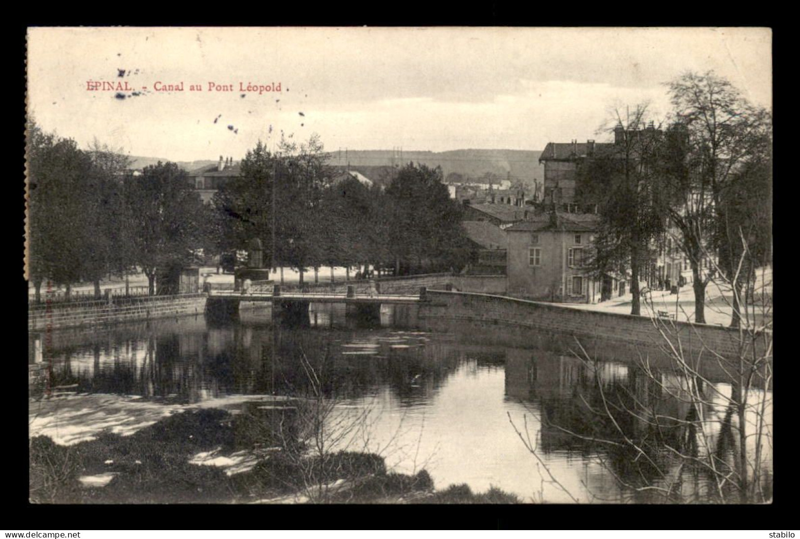 88 - EPINAL - LE CANAL AU PONT LEOPOLD - Epinal