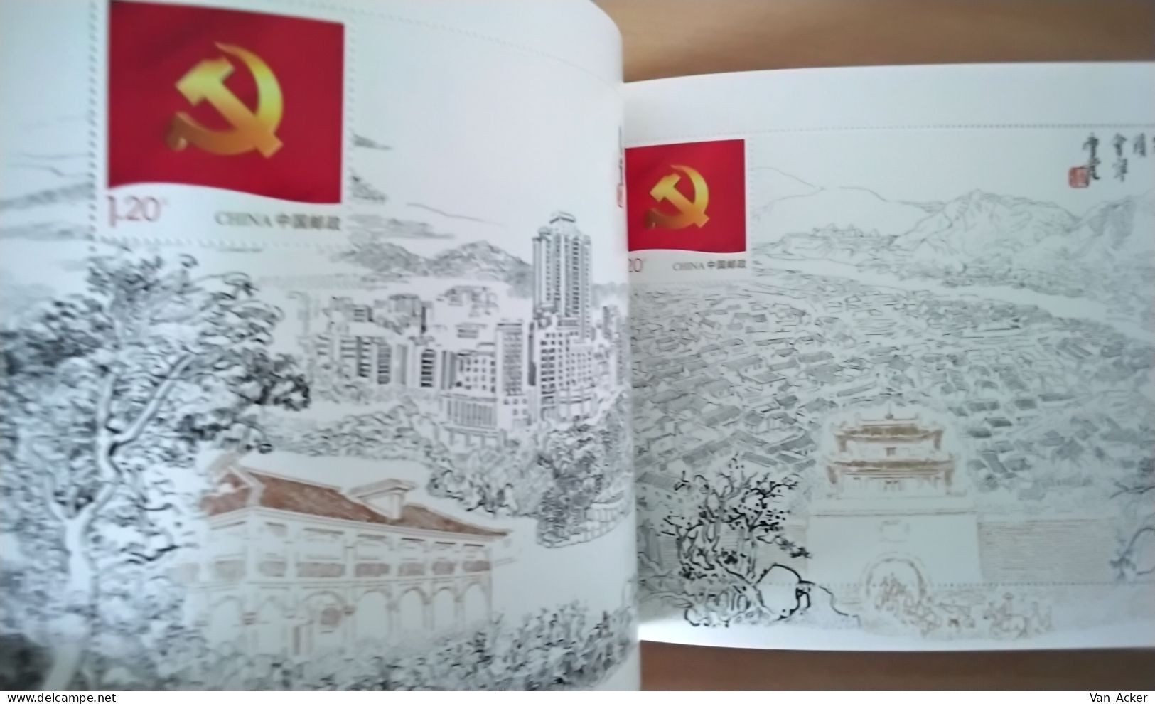 China Booklet 18 Th Congress Communist Party MNH. - Ongebruikt