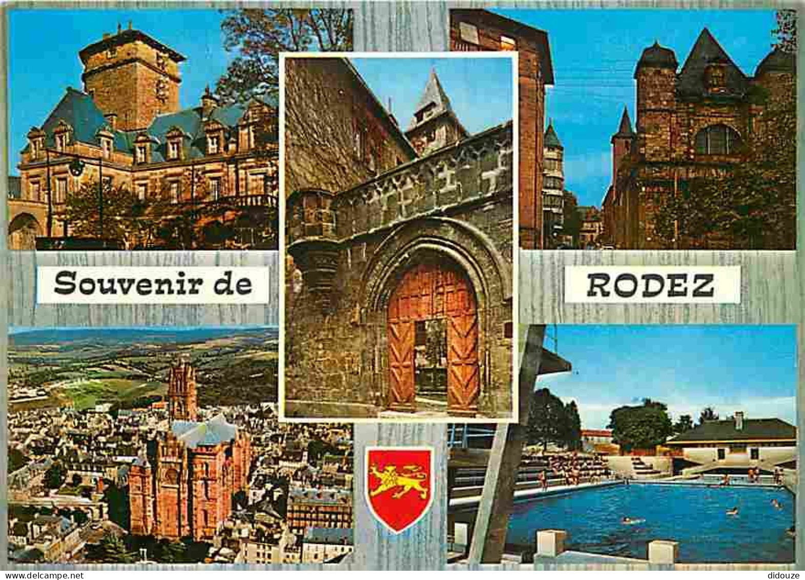 12 - Rodez - Multivues - Pisicne - Blasons - CPM - Voir Scans Recto-Verso - Rodez