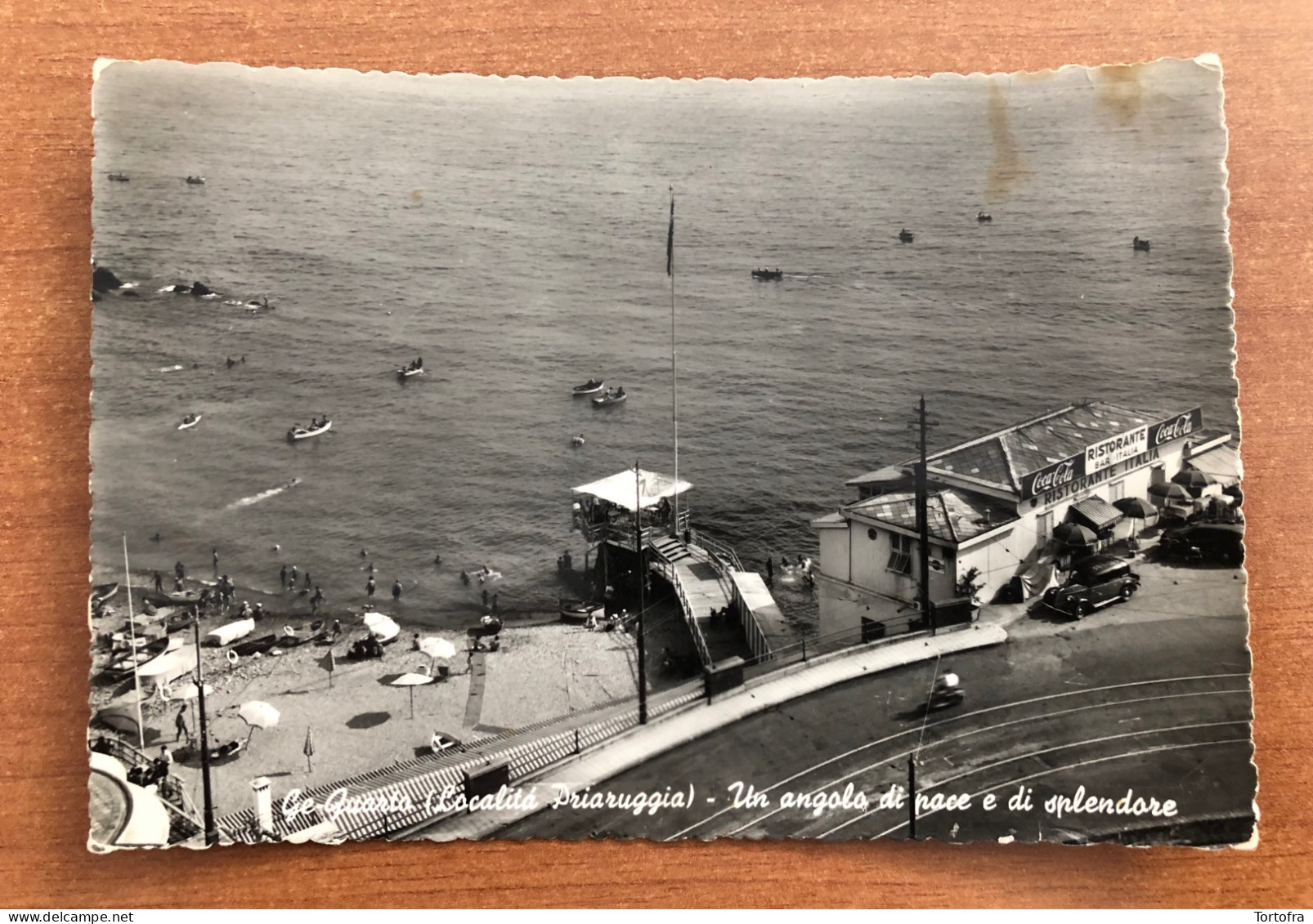 GENOVA QUARTO ( LOCALITÀ PRIARUGGIA ) UN ANGOLO DI PACE E DI SPLENDORE 1956 - Genova (Genua)