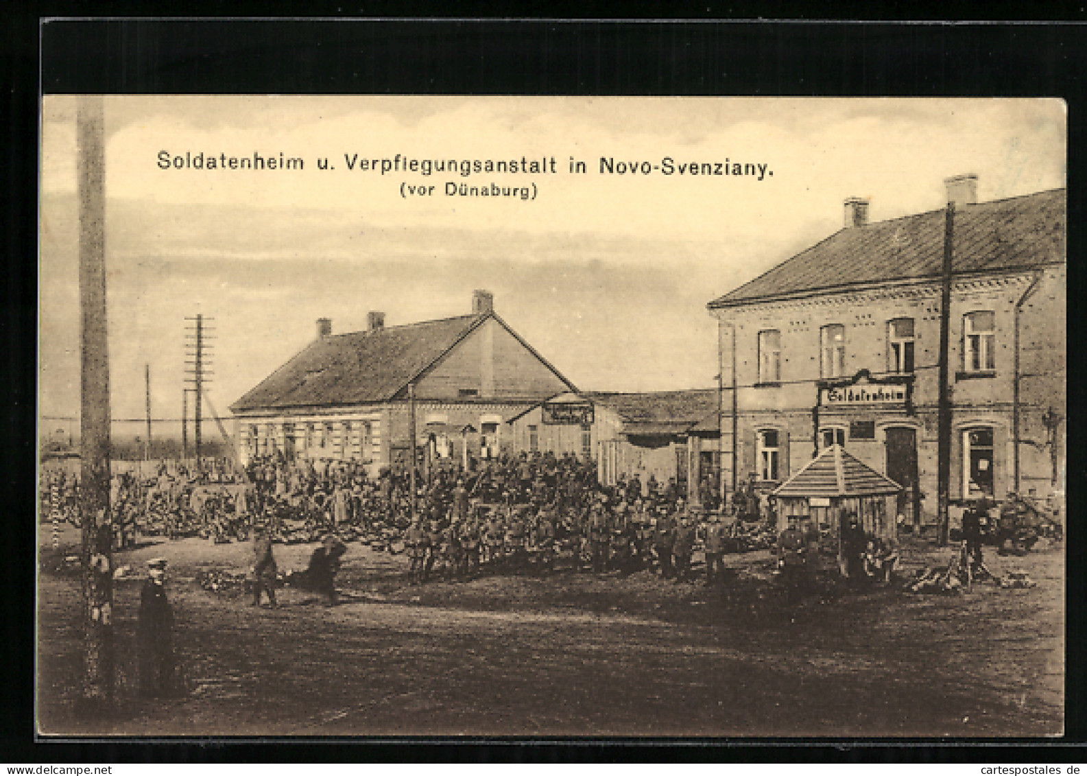 AK Novo-Svenziany, Soldatenheim & Verpflegungsanstalt  - Estonie