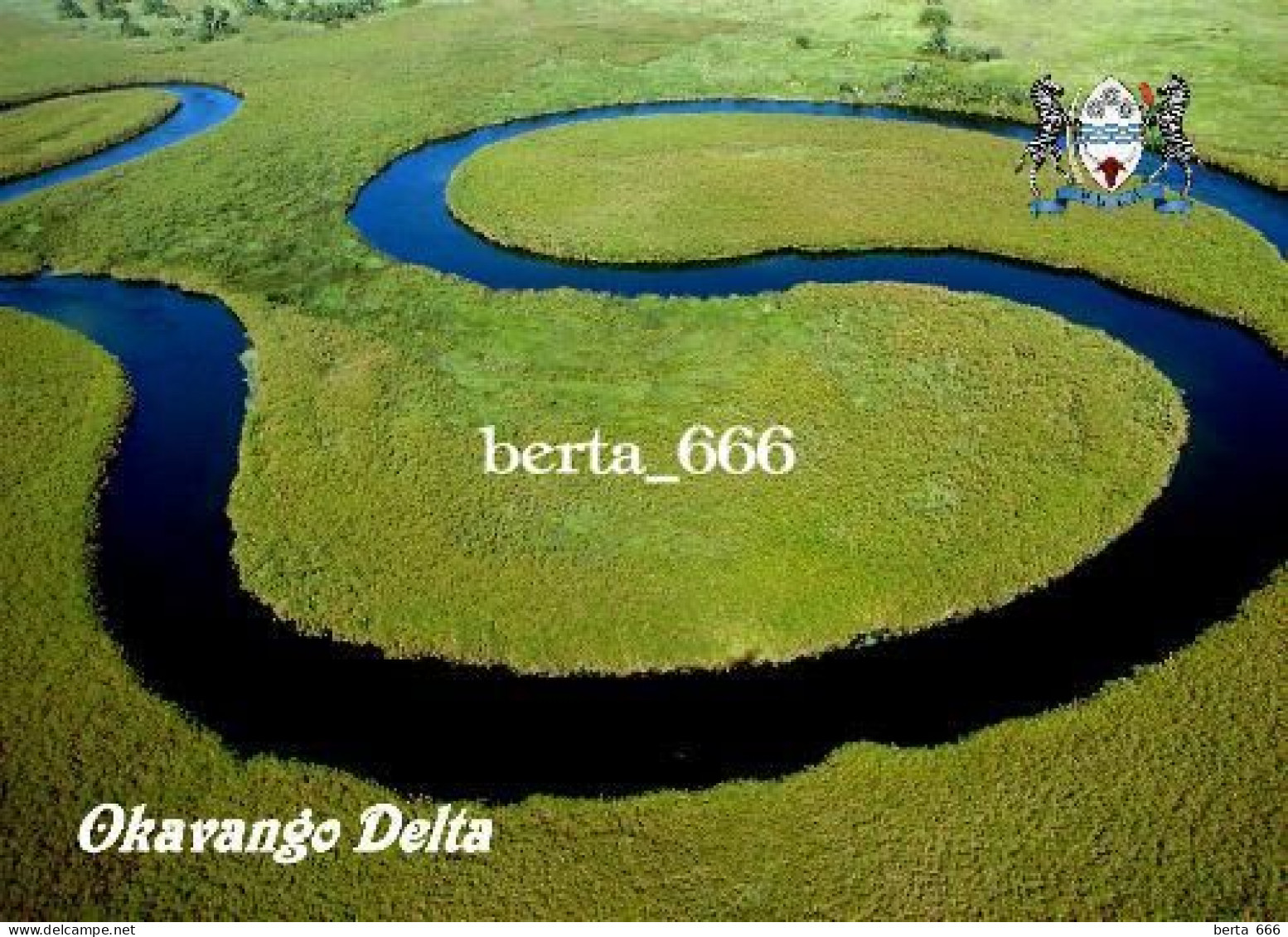 Botswana Okavango Delta UNESCO New Postcard - Botswana