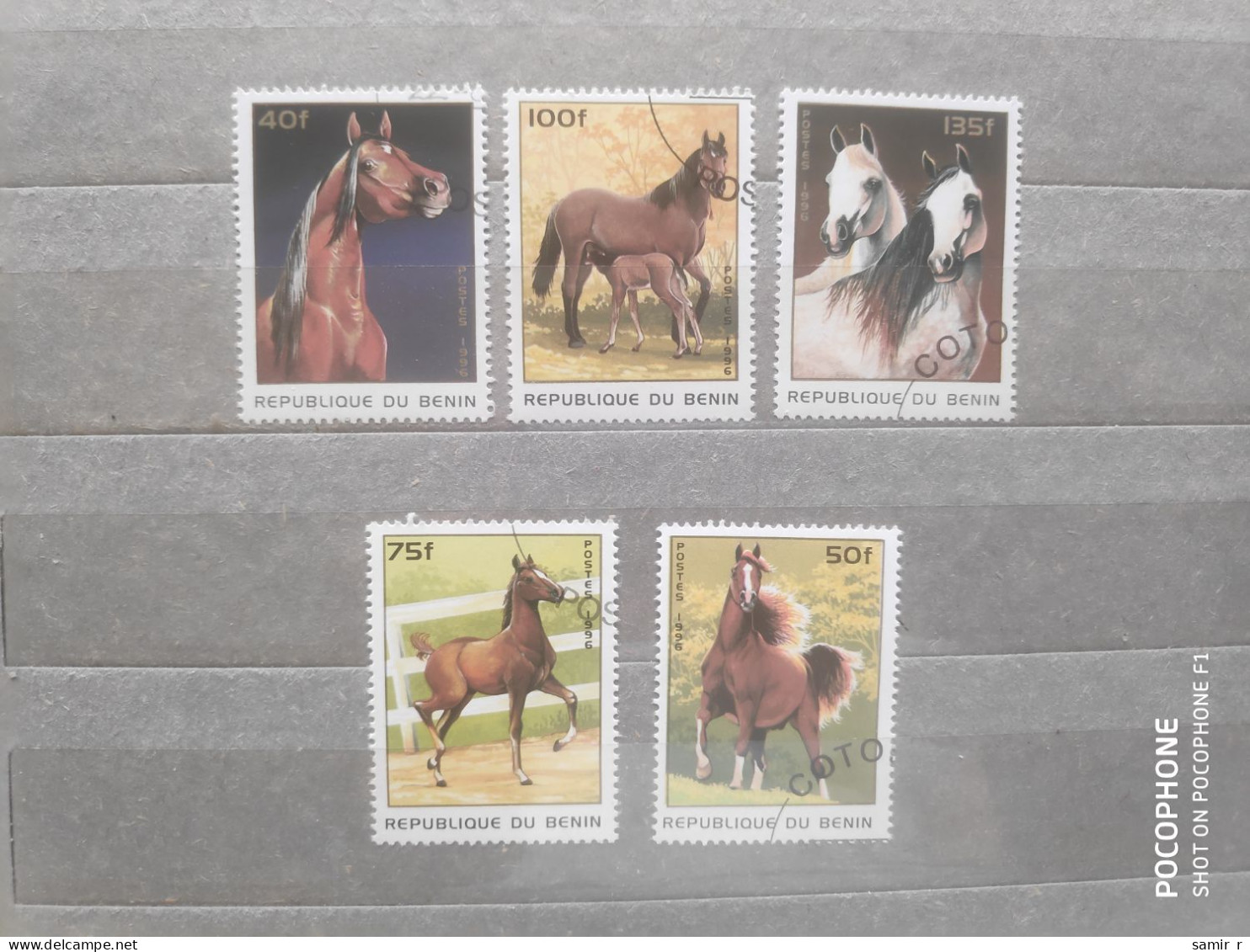 1996	Benin	Horses (F97) - Benin - Dahomey (1960-...)