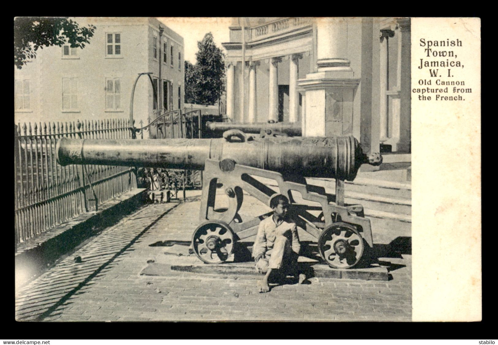 JAMAIQUE - OLD CANNON CAPTURED FROM THE FRENCH - Jamaica