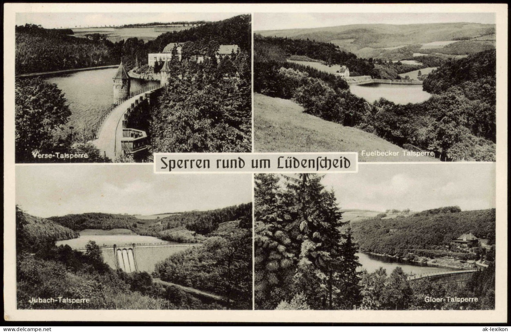 Ansichtskarte Meinerzhagen Sperren Rund Um Lüdenscheid 4 Bild 1965 - Meinerzhagen