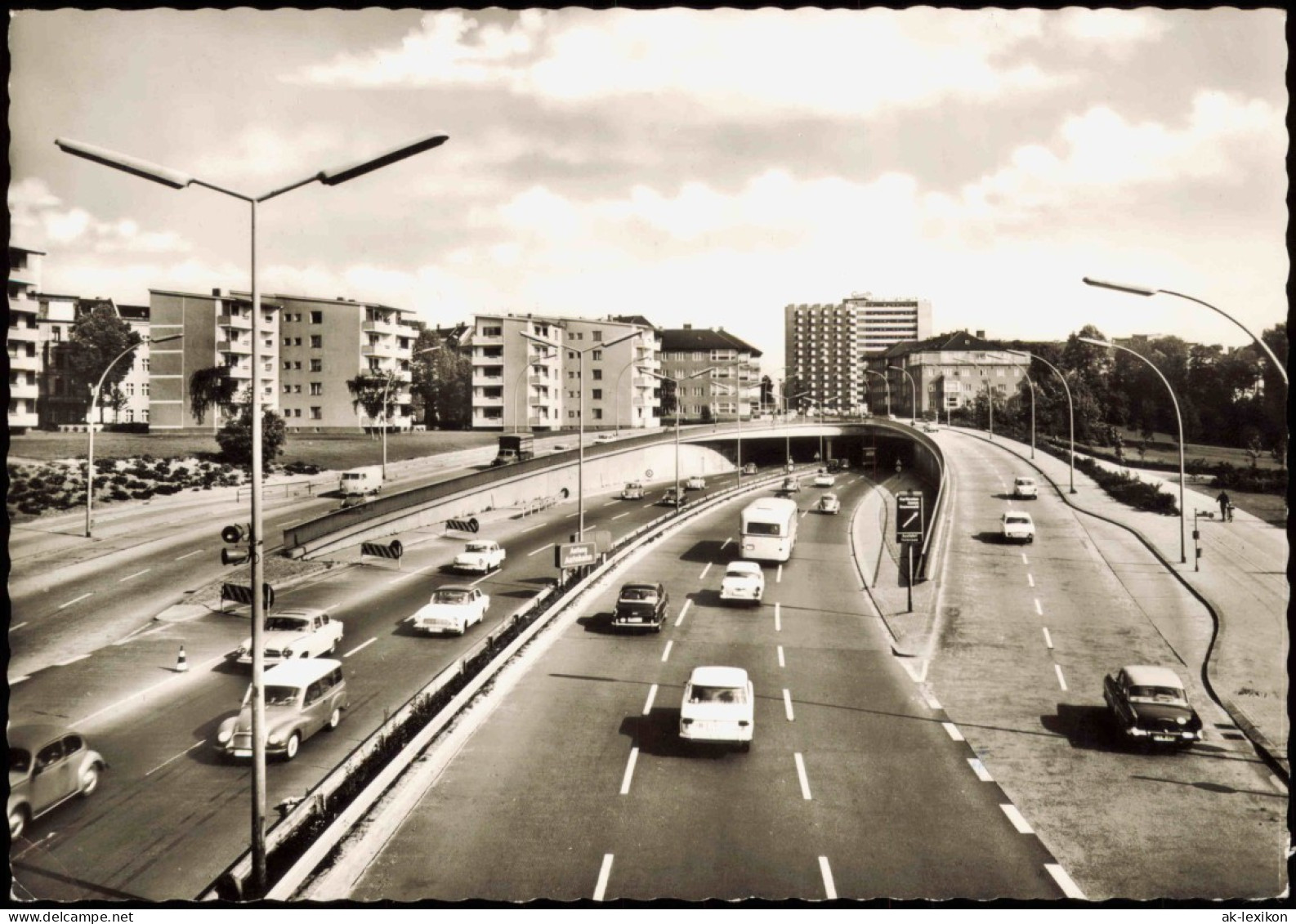 Ansichtskarte Berlin Stadtautobahn 1966 - Sonstige & Ohne Zuordnung