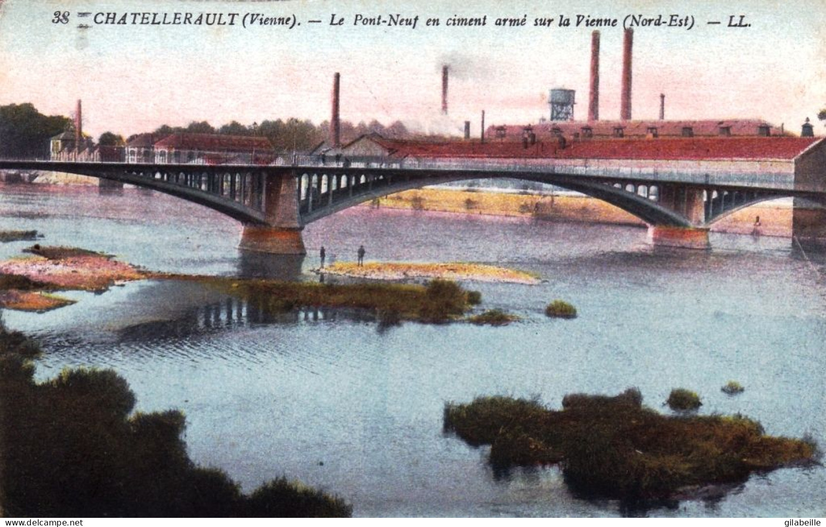 86 - Vienne -  CHATELLERAULT - Le Pont Neuf En Ciment Armé Sur La Vienne - Chatellerault