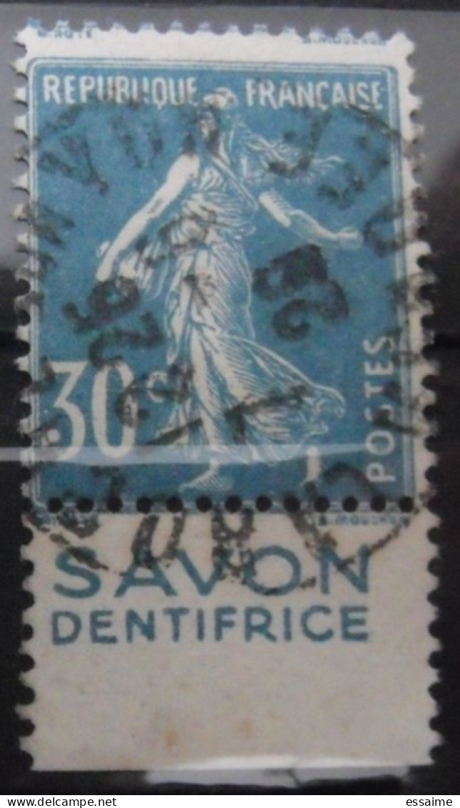 Timbre à Bande Publicitaire. Semeuse N° 192. 30 C. Pub Publicité Publicitaires Carnet. Gibbs - Autres & Non Classés