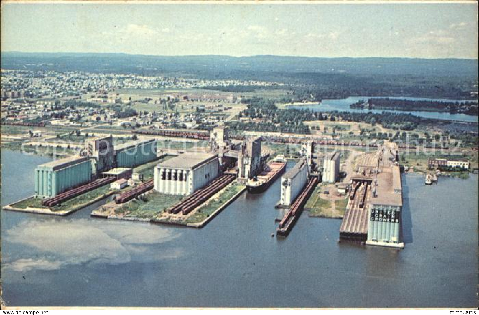 72124489 Ontario Canada Aerial View Of The Giant Grain Elevators Of The Canadian - Ohne Zuordnung