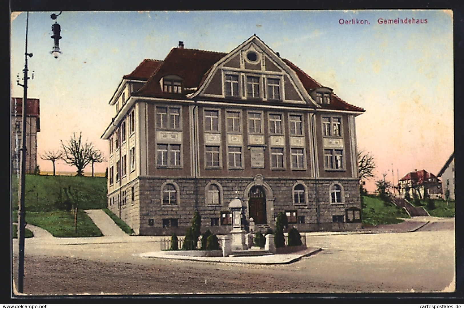 AK Oerlikon, Blick Auf Das Gemeindehaus  - Other & Unclassified