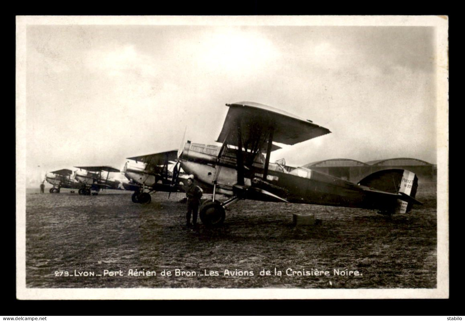 AVIATION - LES AVIONS DE LA CROISIERE NOIRE - LYON - PORT AERIEN DE BRON - 1919-1938: Entre Guerres