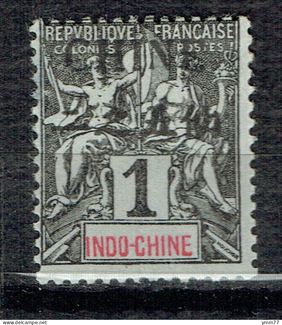 Timbre D'Indochine Surchargé - Nuevos