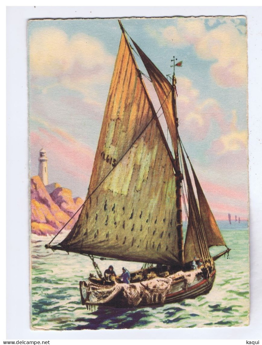 BATEAU - VOILIER Par M. VIVIER ( 1 ) - Sailing Vessels