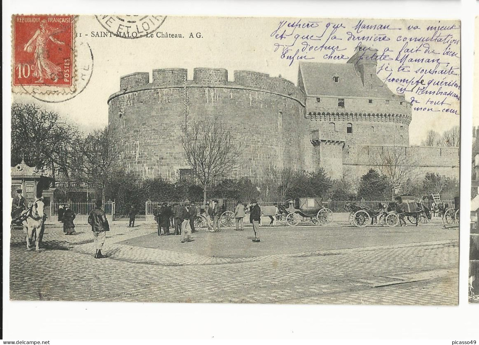 Ille Et Vilaine , Saint Malo , Le Chateau - Saint Malo