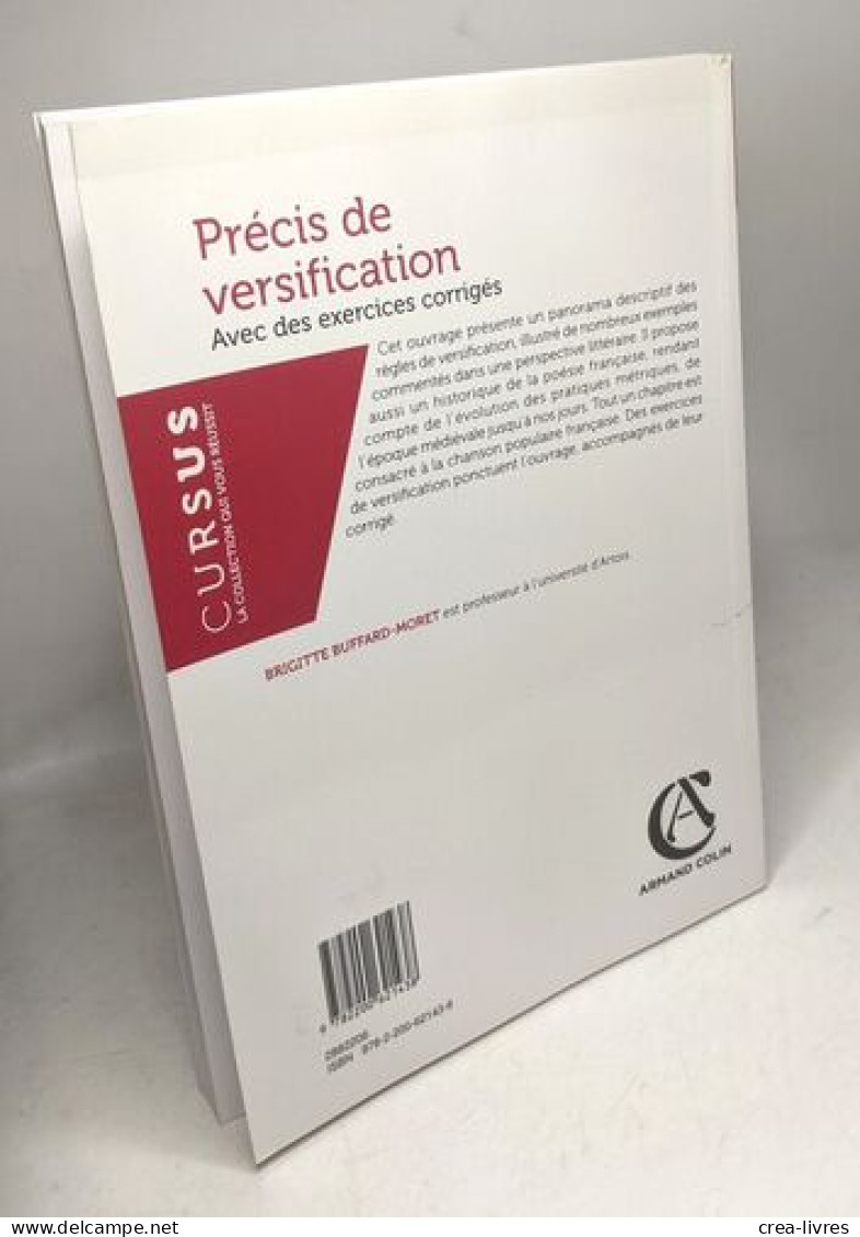 Précis De Versification - 3e éd. - Avec Des Exercices Corrigés - Other & Unclassified