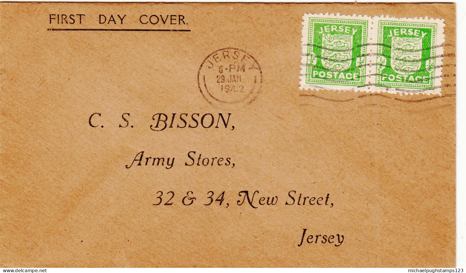 G.B. / Jersey / Wartime Issues - Unclassified