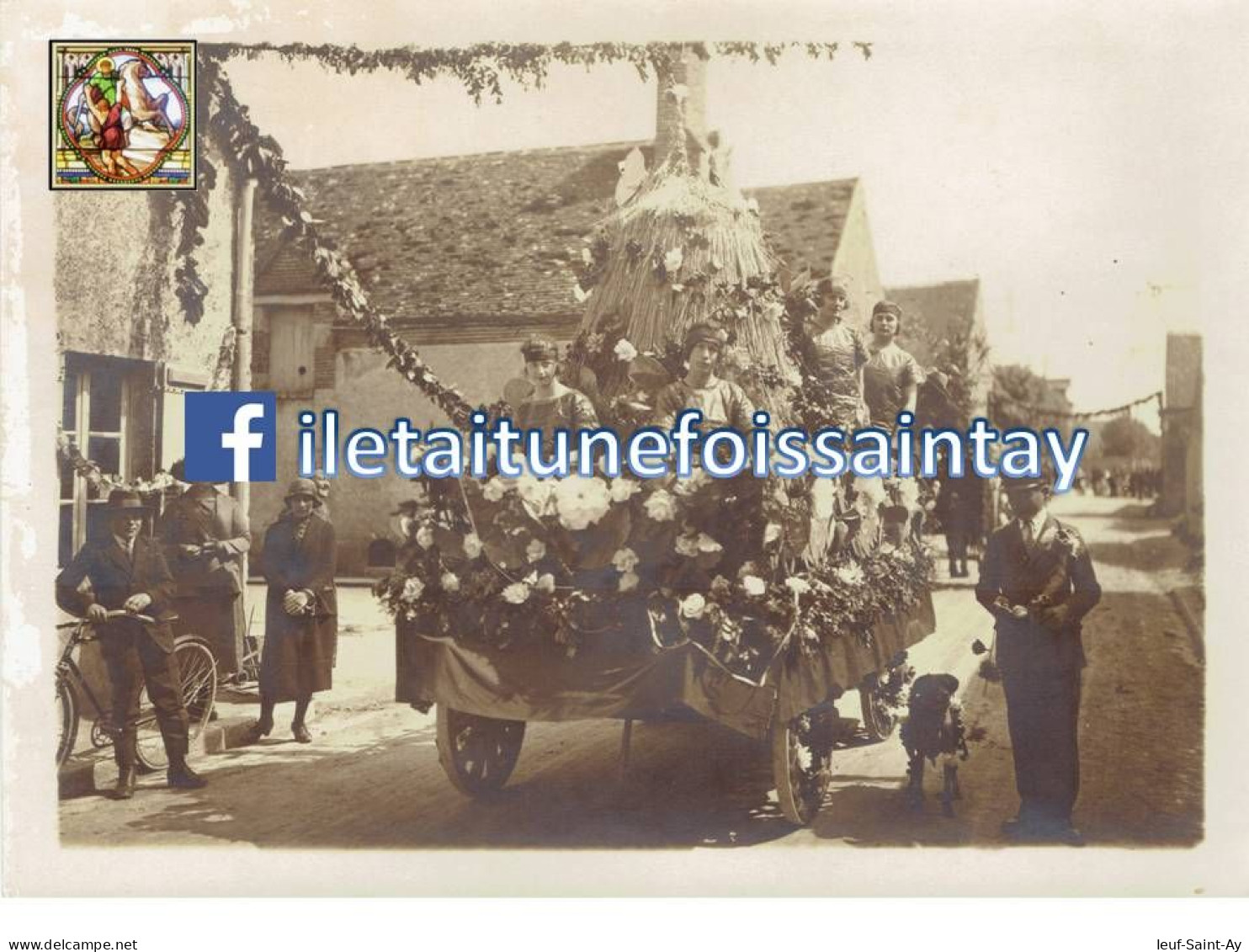 Saint-Ay (45 - Loiret) - Photographie Originale De La Cavalcade De 1925 - 6 Sur 6 - Albums & Verzamelingen