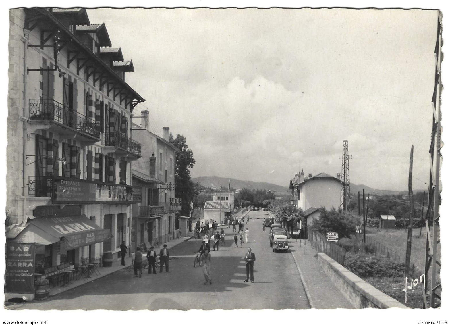 64  Hendaye   -  La Frontiere Au Pont International - Hendaye