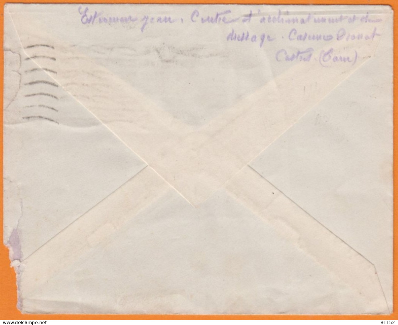 Militaria  Lettre  Du " CENTRE D'ACCLIMATEMENT Et De DRESSAGE " De CASTRES 1940 En F.M. Pour Un Codt  Aérostation - 2. Weltkrieg 1939-1945