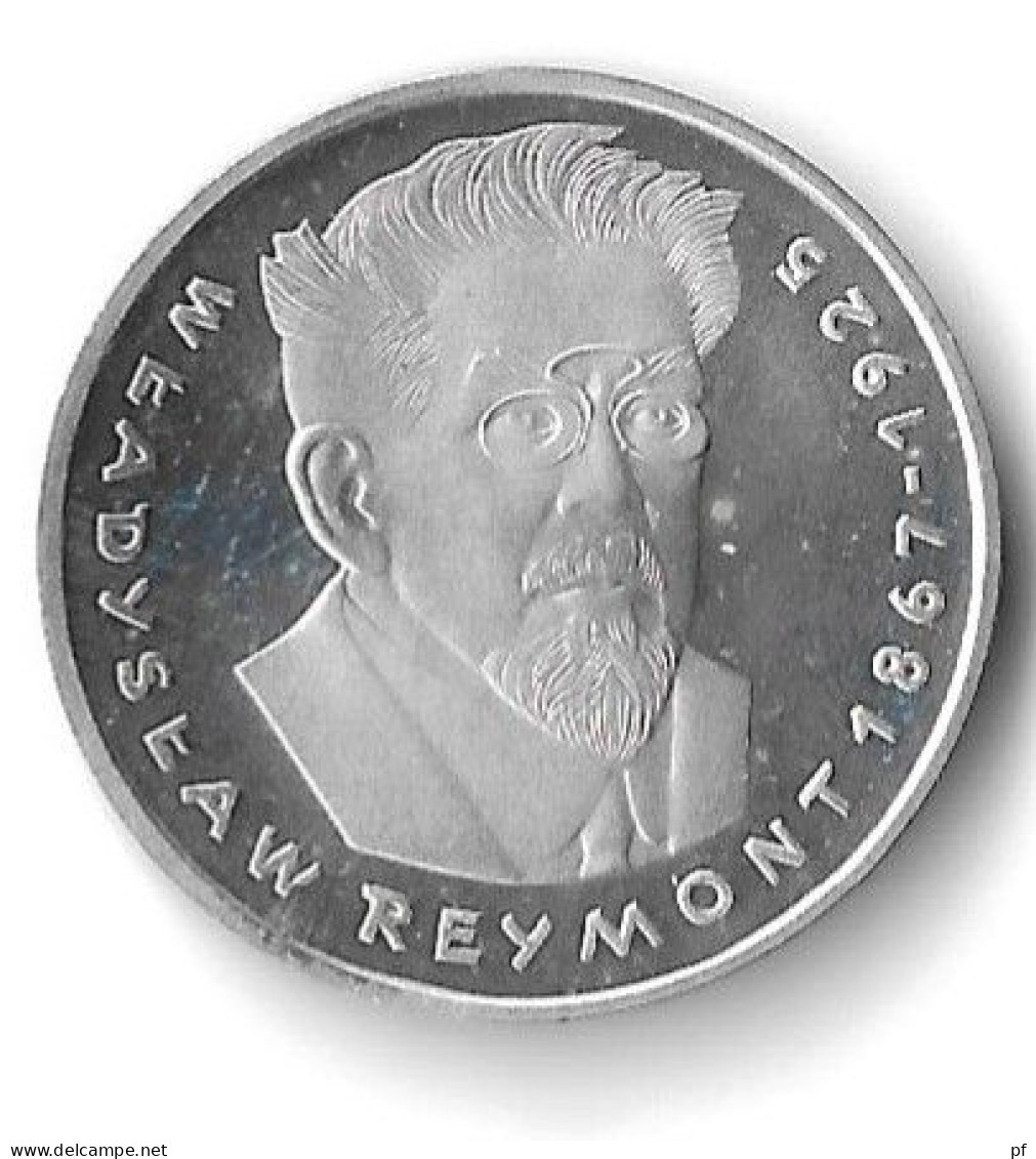 100 Zl  1977 (Ag) Wladyslaw Reymont 1867-1925 - Poland