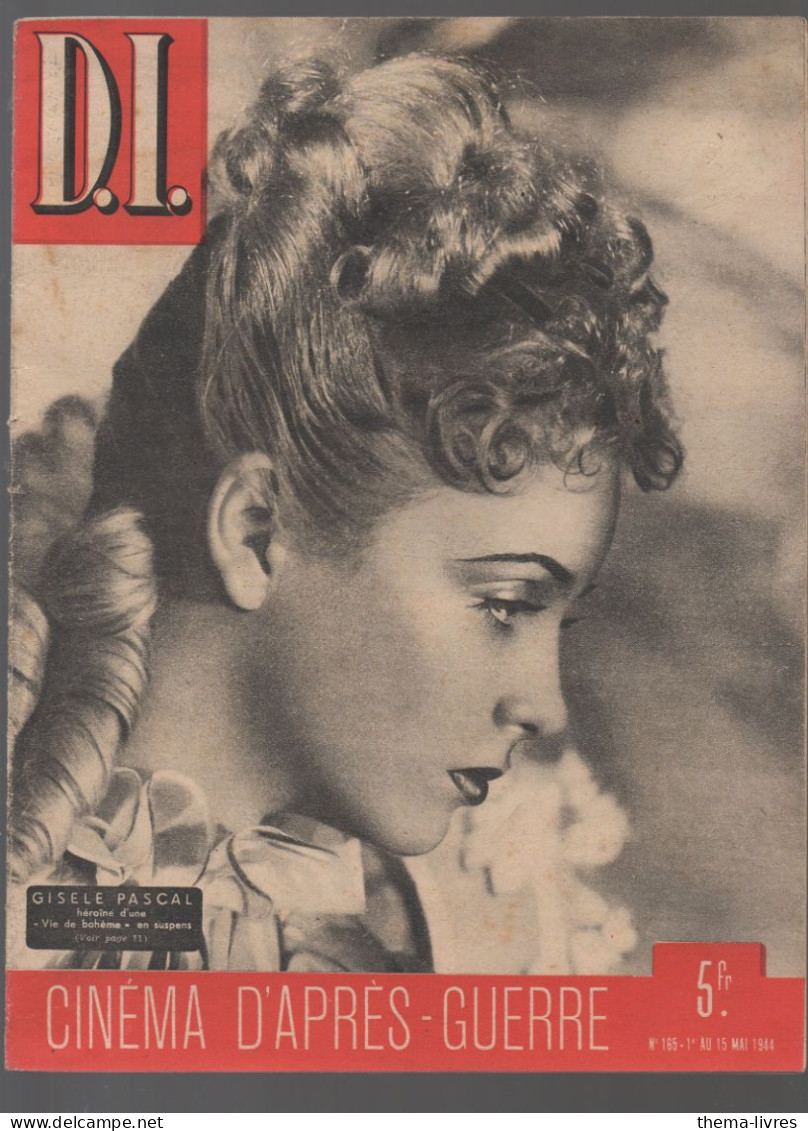 Revue D.I.  N°165 Mai 1944   GISELE PASCAL  En Couverture   (CAT4091  / 165) - Other & Unclassified