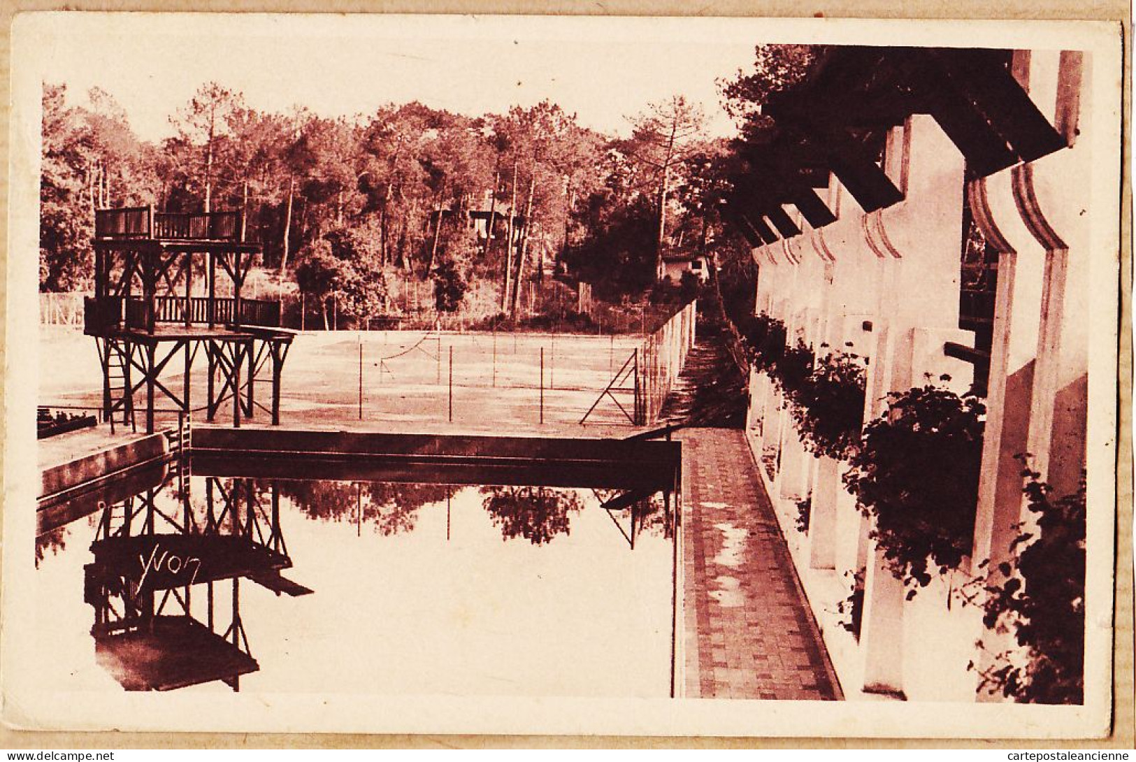 01383 / HOSSEGOR 40-Landes La Piscine Le Sporting 1930 à BOUSQUET 30 Avenue Des Minimes Toulouse - DOUCE FRANCE YVON 19 - Hossegor