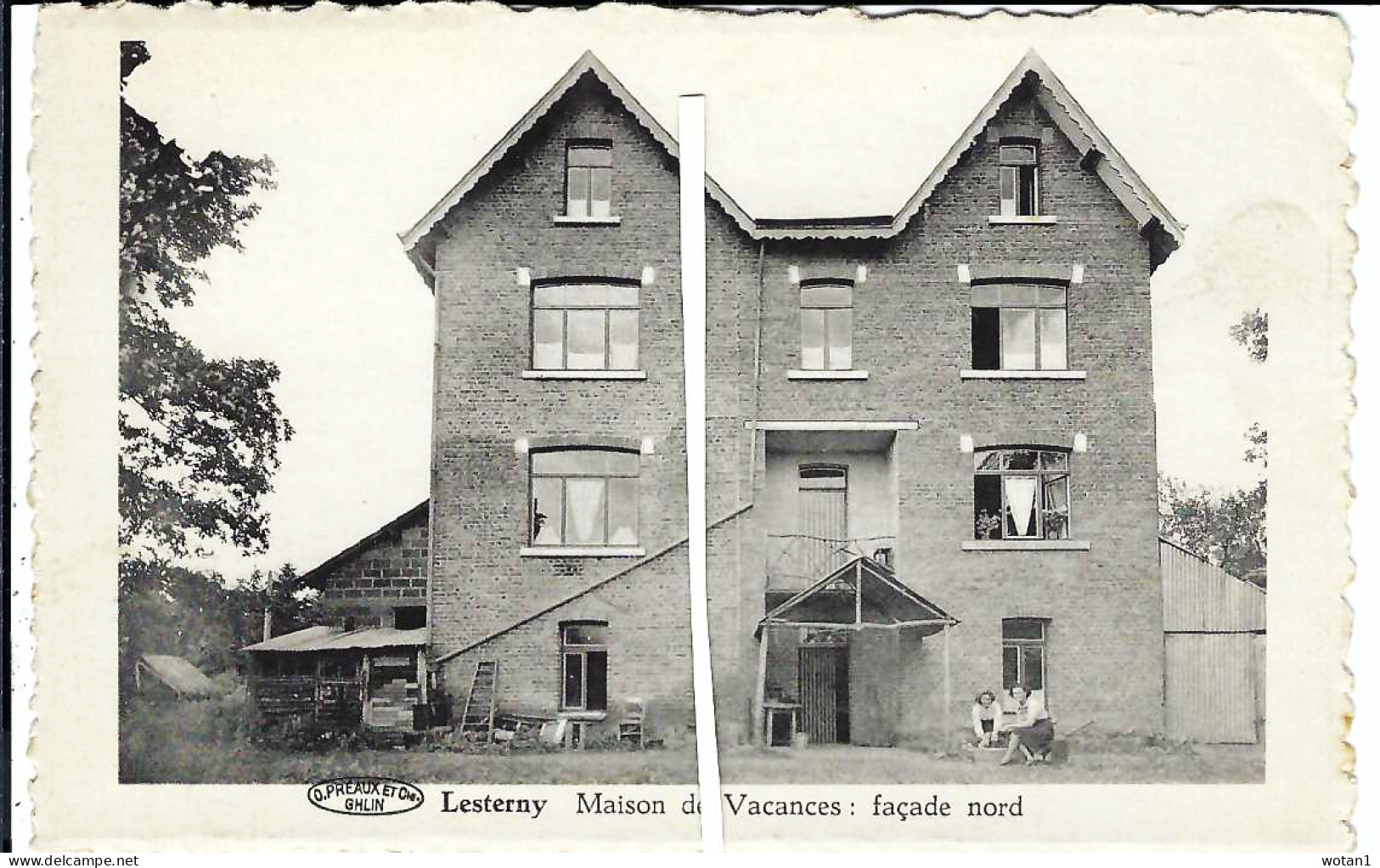 LESTERNY - Maison De Vacances : Façade Nord (Ligne Blanche Fictive) - Nassogne