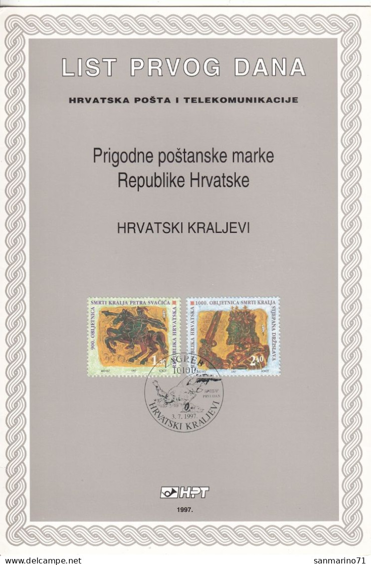 CROATIA First Day Panes 421-422 - Altri & Non Classificati