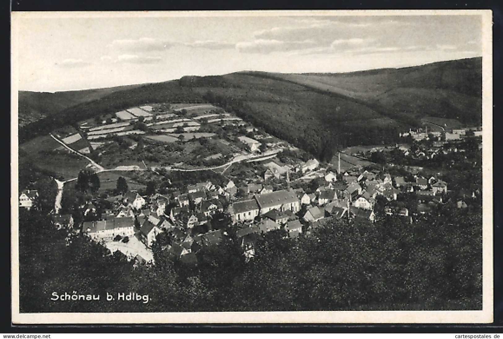 AK Schönau / Heidelberg, Panorama Aus Der Vogelschau  - Heidelberg