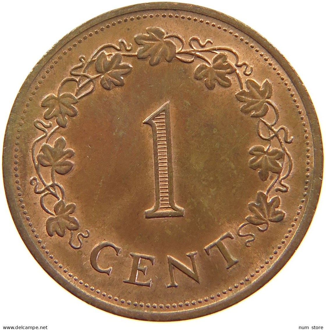 MALTA 1 CENT 1977 #s105 0147 - Malte