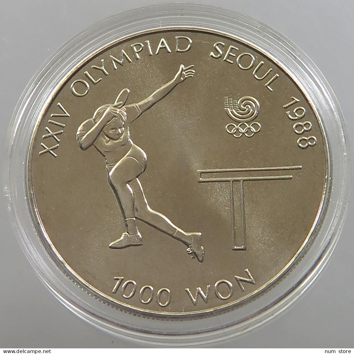 KOREA SOUTH 1000 WON 1988 UNC #sm14 0249 - Korea, South