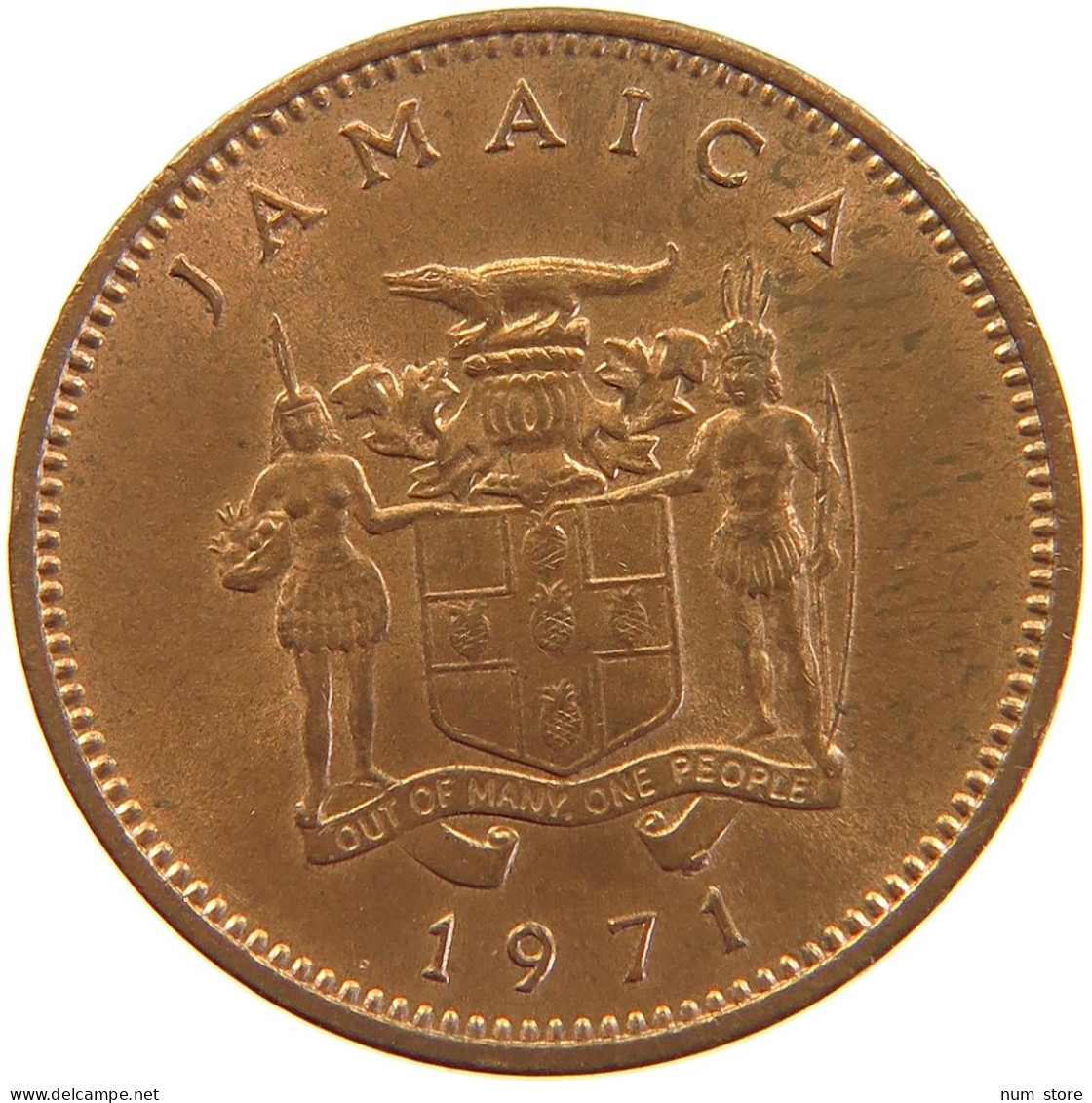 JAMAICA CENT 1971 #s105 0309 - Jamaique